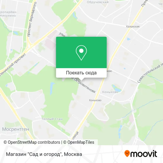 Карта Магазин "Сад и огород"