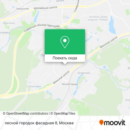 Карта лесной городок фасадная 8