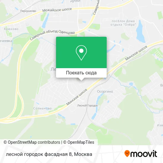 Карта лесной городок фасадная 8