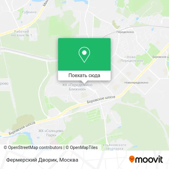 Карта Фермерский Дворик