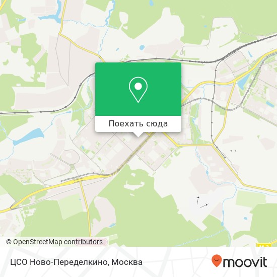 Карта ЦСО Ново-Переделкино