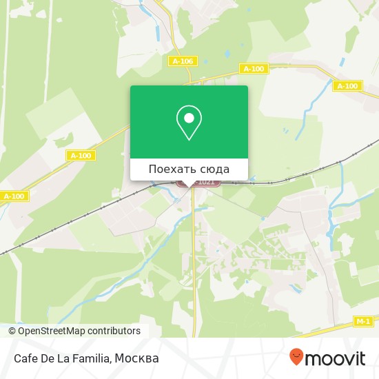 Карта Cafe De La Familia