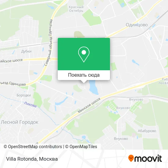 Карта Villa Rotonda