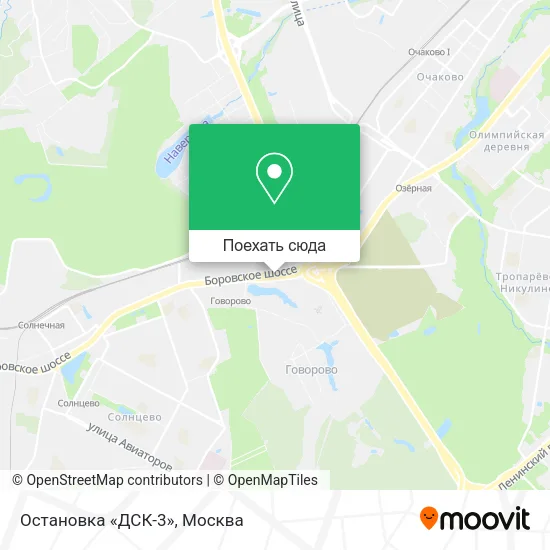 Карта Остановка «ДСК-3»