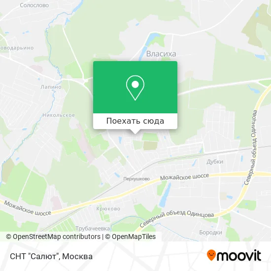 Карта СНТ "Салют"