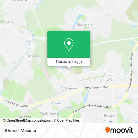 Карта Юдино