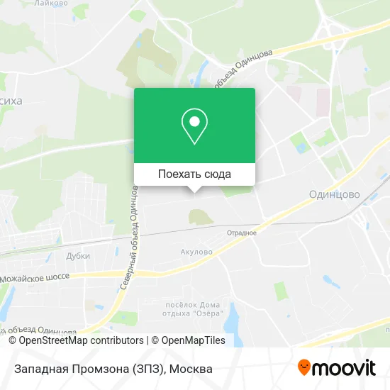 Карта Западная Промзона (ЗПЗ)