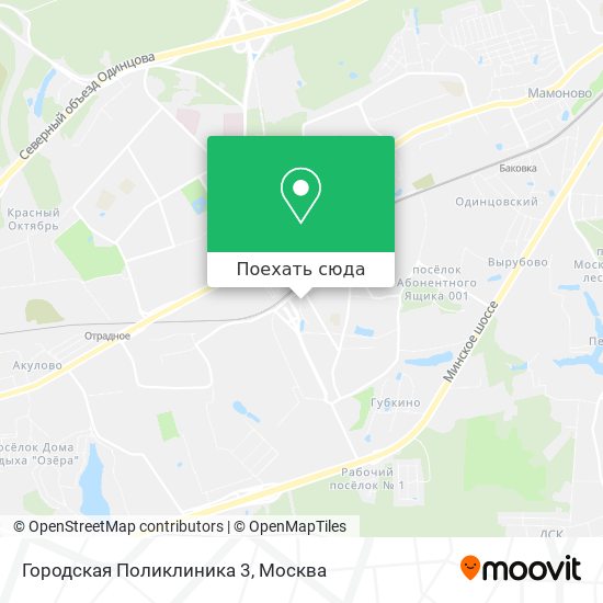Карта Городская Поликлиника 3
