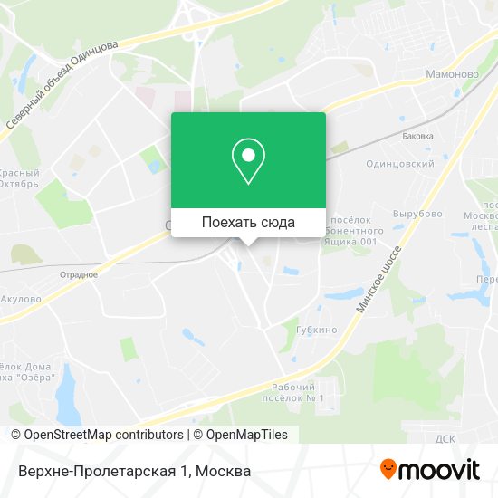Карта Верхне-Пролетарская 1