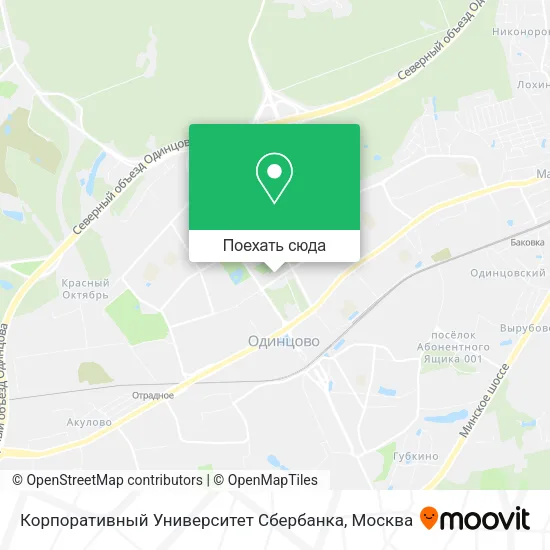 Карта Корпоративный Университет Сбербанка