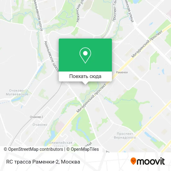 Карта RC трасса Раменки-2