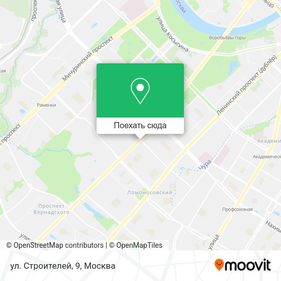 Карта ул. Строителей, 9