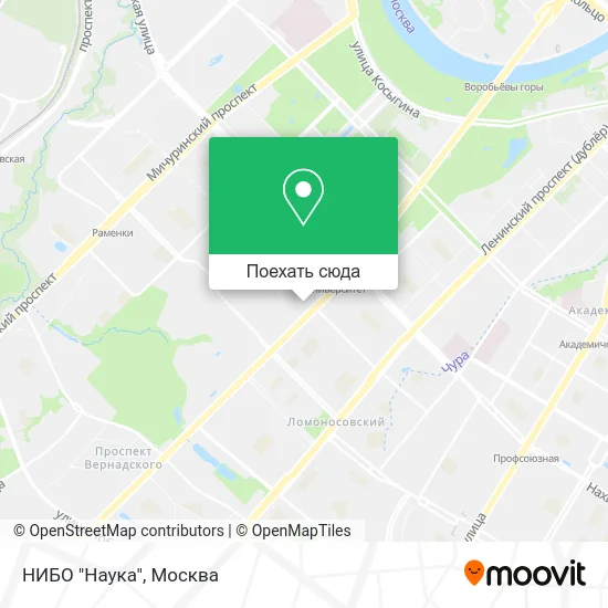 Карта НИБО "Наука"
