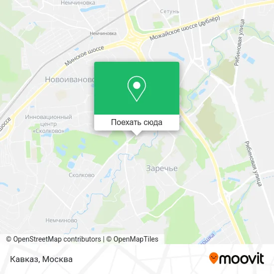 Карта Кавказ