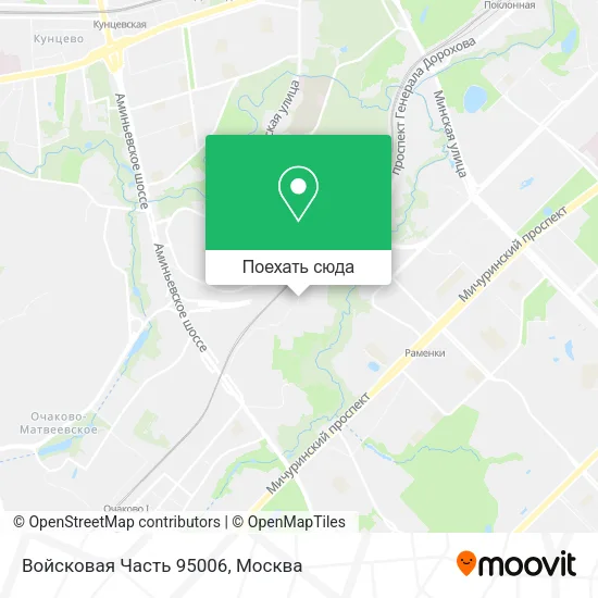 Карта Войсковая Часть 95006