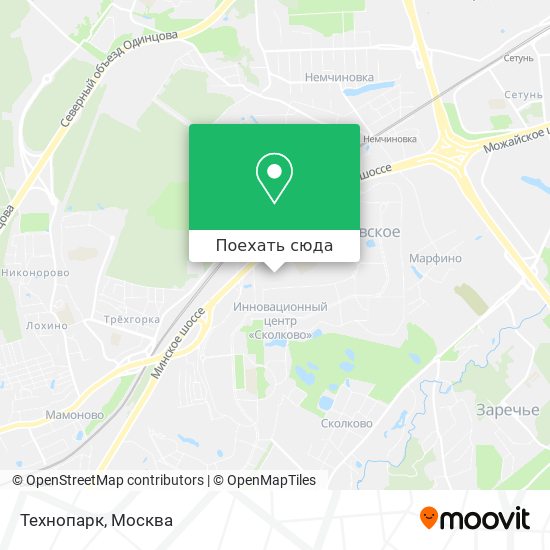 Карта Технопарк