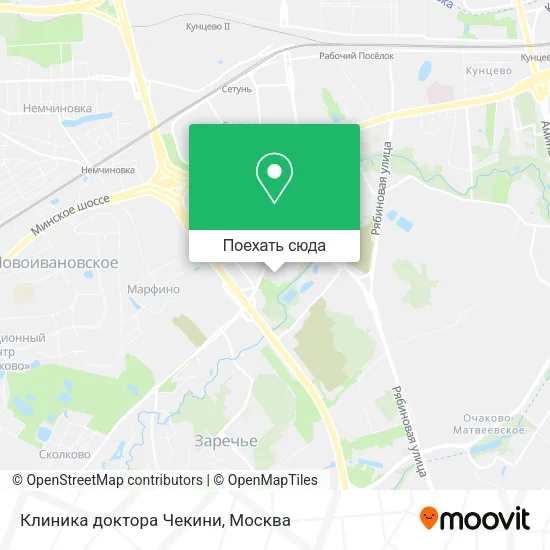 Карта Клиника доктора Чекини