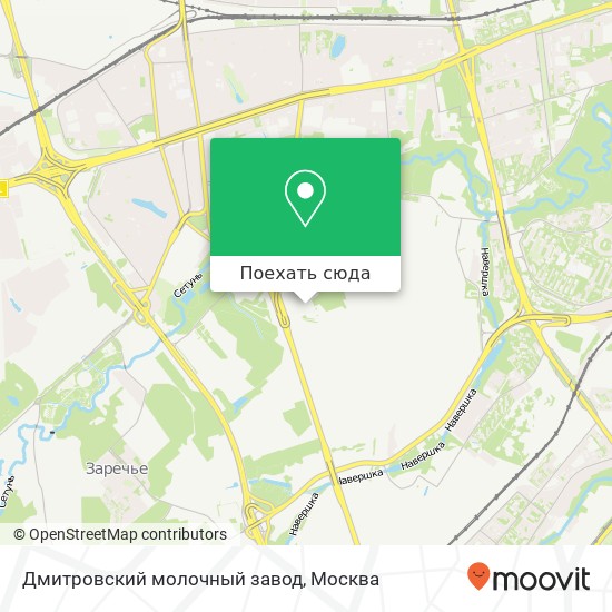 Карта Дмитровский молочный завод