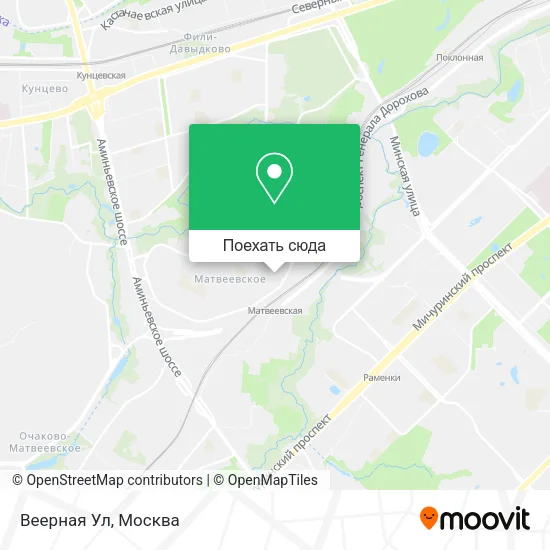 Карта Веерная Ул