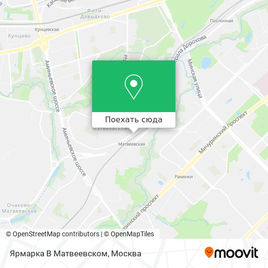 Карта Ярмарка В Матвеевском
