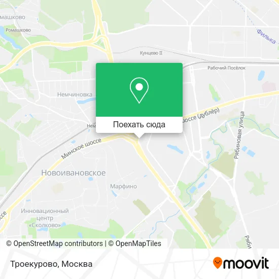 Карта Троекурово