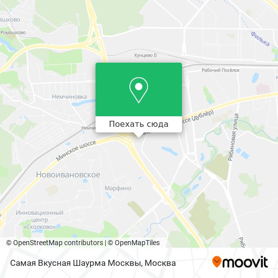 Карта Самая Вкусная Шаурма Москвы