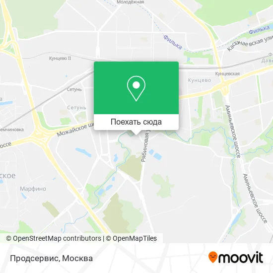 Карта Продсервис