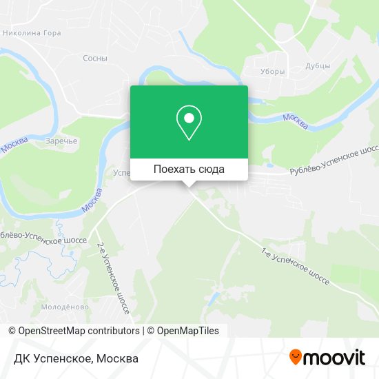 Карта ДК Успенское