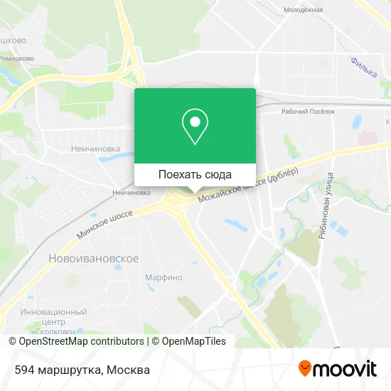Карта 594 маршрутка
