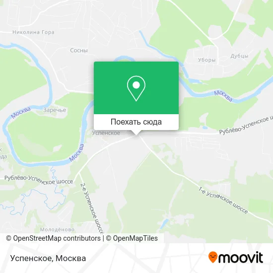 Карта Успенское