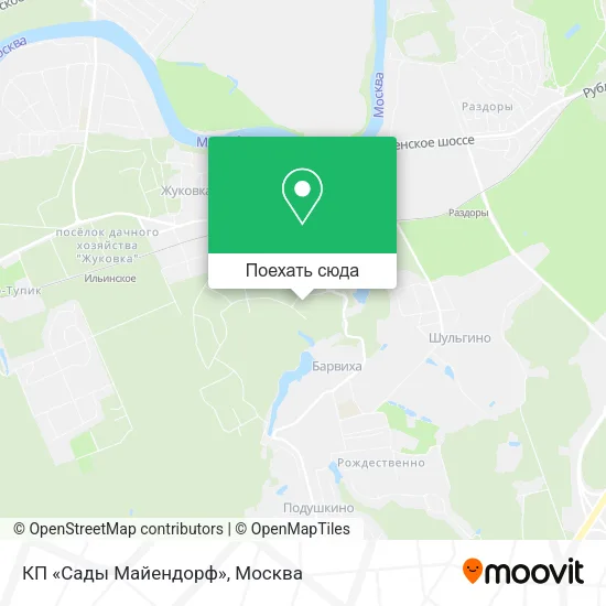 Карта КП «Сады Майендорф»