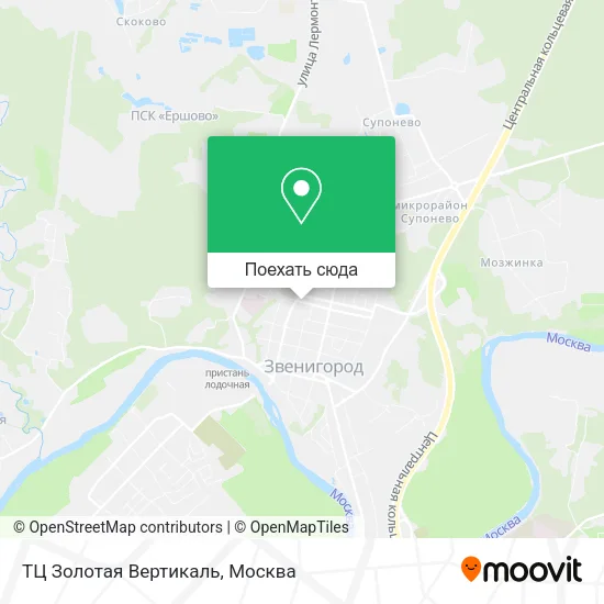 Карта ТЦ Золотая Вертикаль