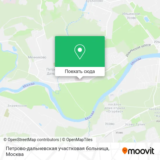 Карта Петрово-дальневская участковая больница