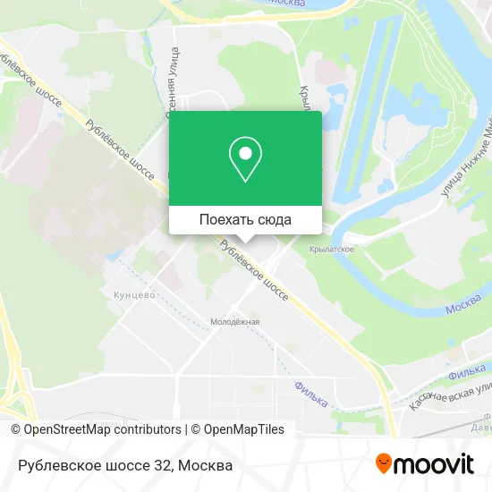 Карта Рублевское шоссе 32