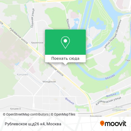 Карта Рублевское ш,д26 к4