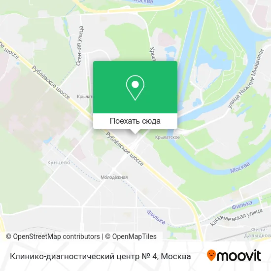 Карта Клинико-диагностический центр № 4