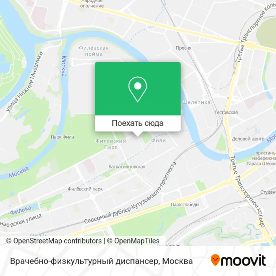 Карта Врачебно-физкультурный диспансер
