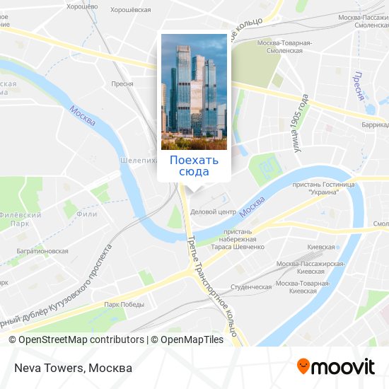 Карта Neva Towers