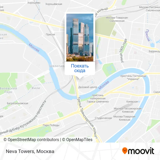 Карта Neva Towers