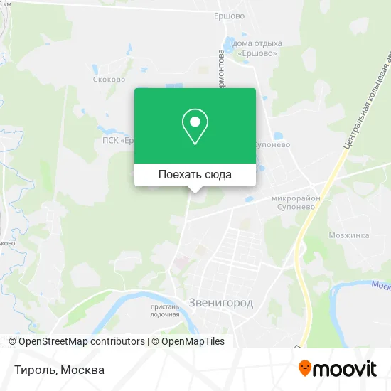Карта Тироль