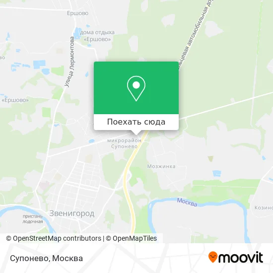 Карта Супонево