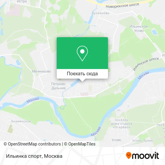 Карта Ильинка спорт
