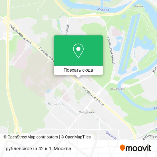 Карта рублевское ш 42 к 1