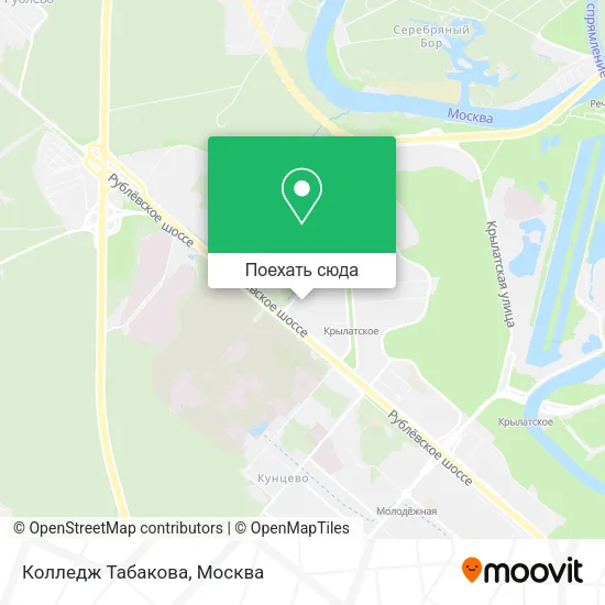 Карта Колледж Табакова