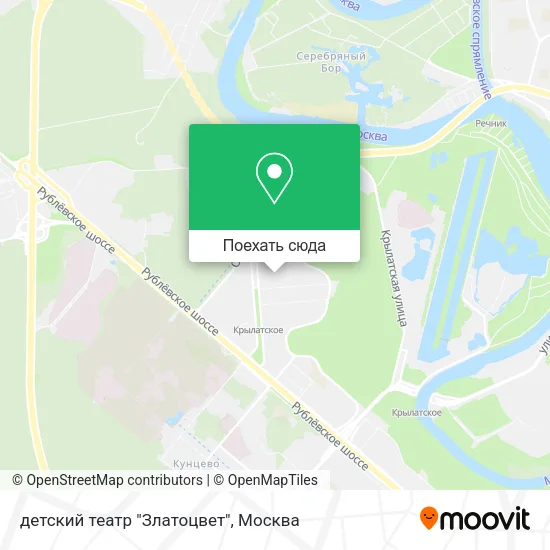 Карта детский театр "Златоцвет"