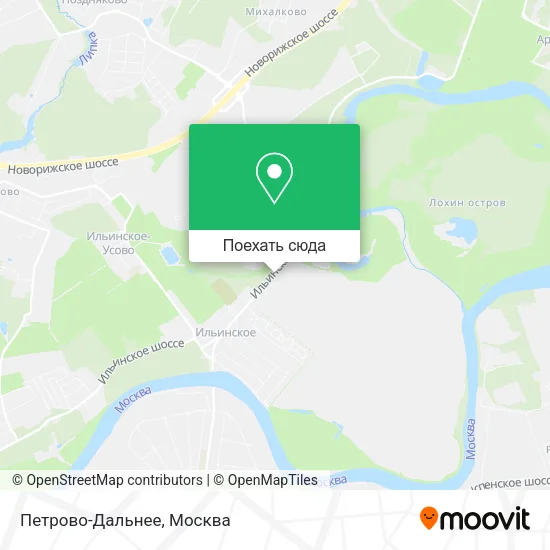 Карта Петрово-Дальнее