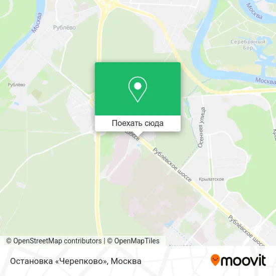 Карта Остановка «Черепково»