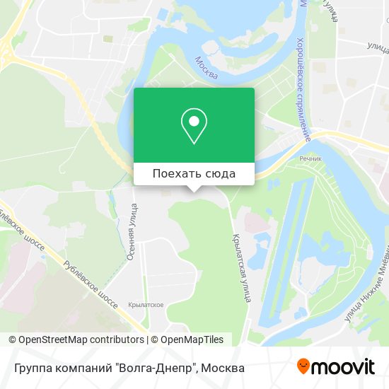 Карта Группа компаний "Волга-Днепр"