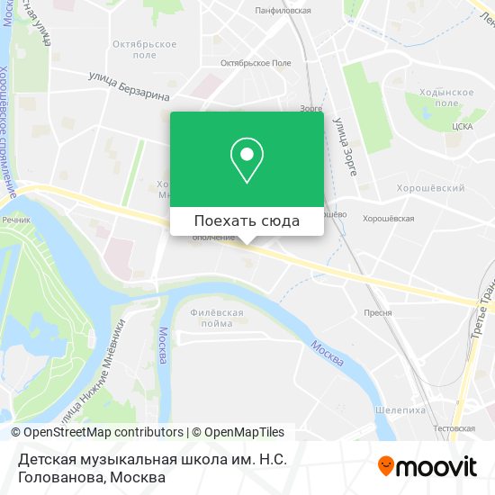 Карта Детская музыкальная школа им. Н.С. Голованова
