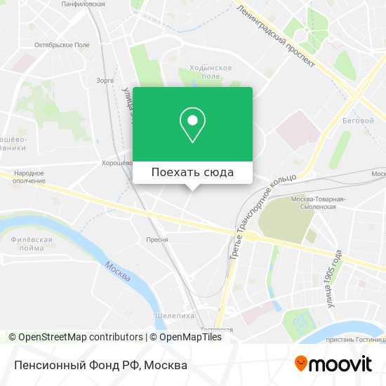 Карта Пенсионный Фонд РФ